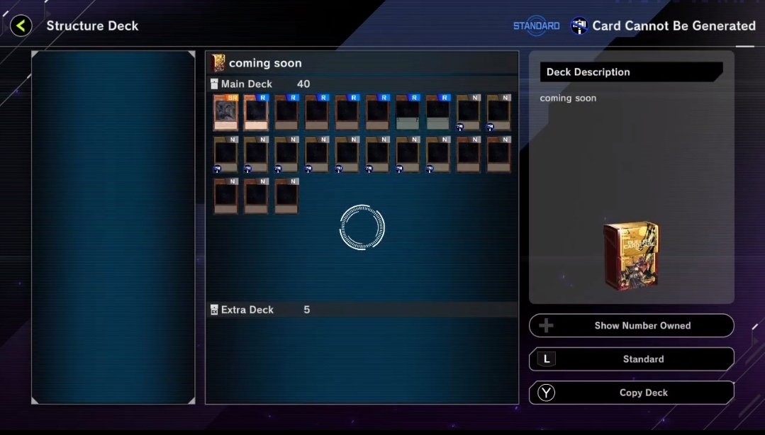 It appears Master Duel players on Nintendo Switch are able to partially see  an unreleased Structure Deck, focused on Ninja's - including the new Fusion  Monster "Meizen the Battle Ninja.. Release this