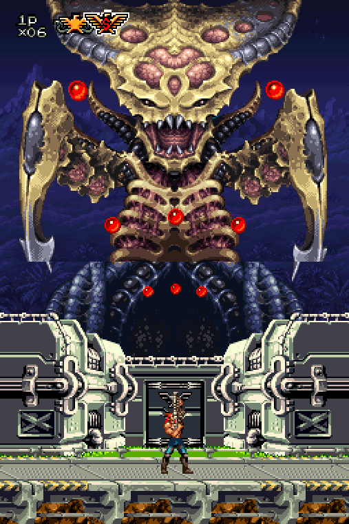 BuscandoElWarp's tweet photo. El juego del día: #Contra4 (#NDS)
Creador:#Konami 2007
Black Viper intenta realizar una invasión alienígena desde una isla ficticia de Galuga, en Nueva Zelanda. Cuatro de los mejores soldados del mundo con el pecho descubierto y armados hasta los dientes deben detener la invasión https://t.co/zeD9bRaWTG
