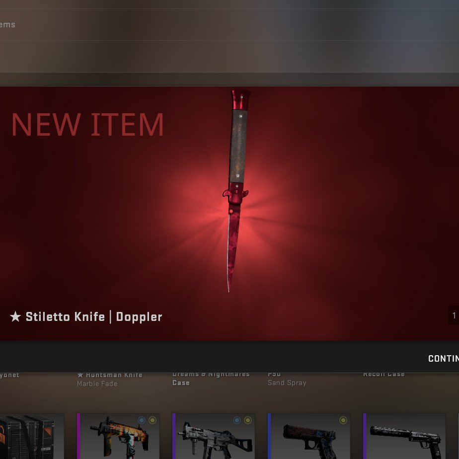 BlueLobster_CS's tweet photo. Just got my hands on this stunning Ruby Stiletto Knife today! 😍💎🦞

The previous owner has been cashed out for nearly $4000 USD🦞🦞🦞

I'm always buying skins at ≈93% Buff🦞🦞🦞
#CSGO #CS2 #csskins #csgoskins https://t.co/dvdnqRxYiT