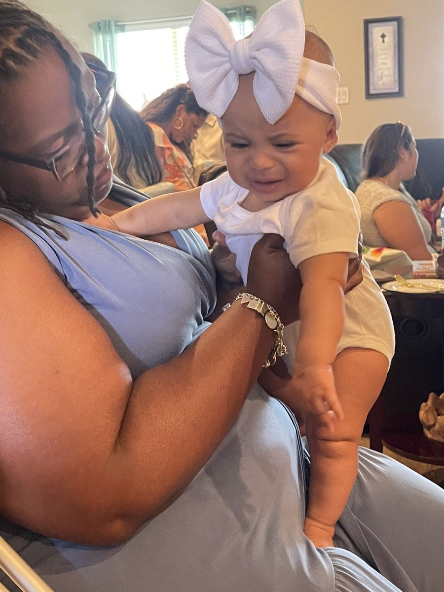 DeniseCarter71's tweet photo. The Boss Babes are enjoying Amelia’s Baptism. #lastias @renee_ivory @micheleshampoe @MsChen333 @mariearnmen https://t.co/HbOwfcwSlr