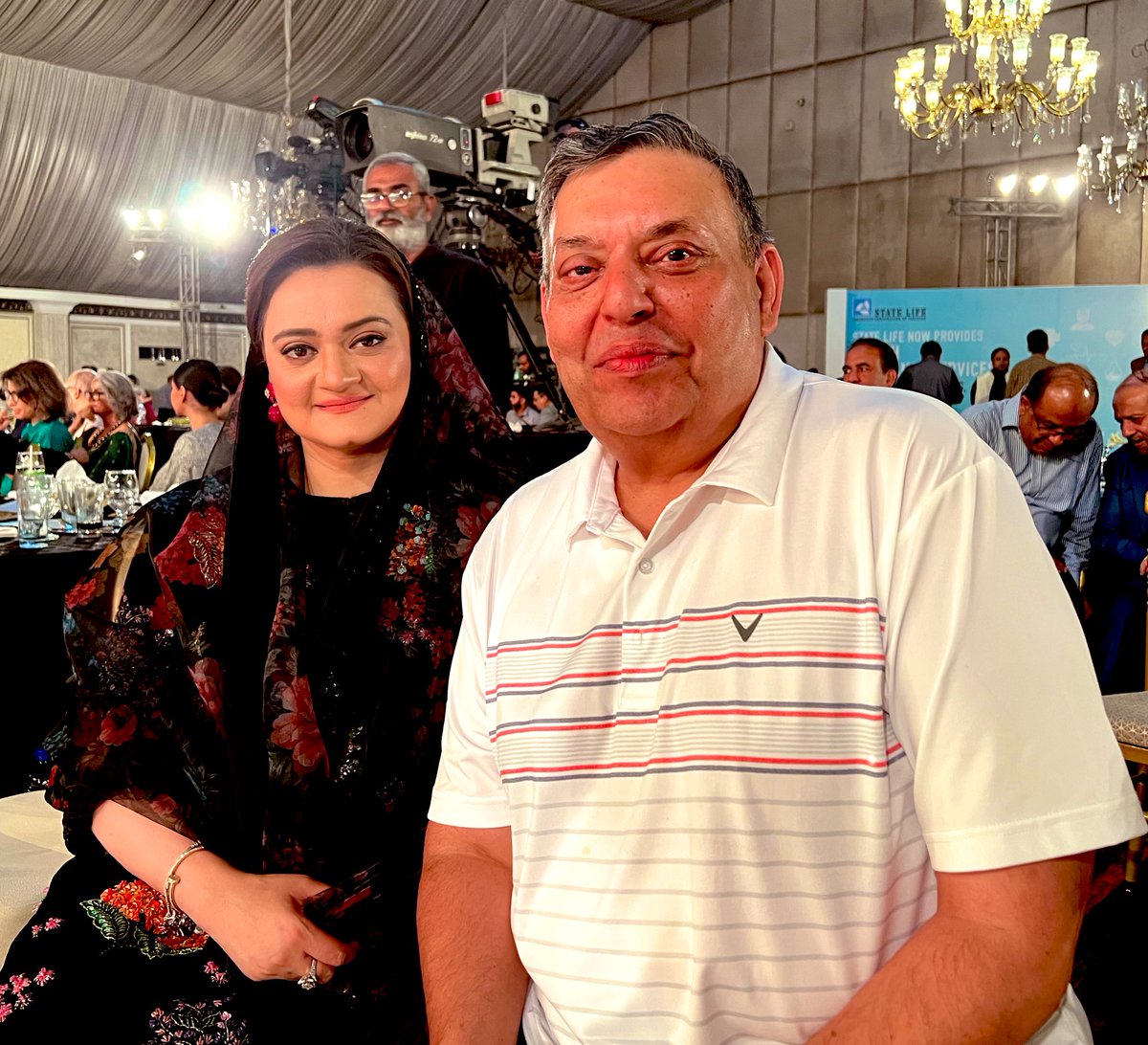 Extremely humbled and thank you to the Federal Minister for Information and Broadcasting, Madame Marriyum Aurangzeb and the Govt of Pakistan for your acknowledgment and honouring  me with the PTV ICON Award.  P-1