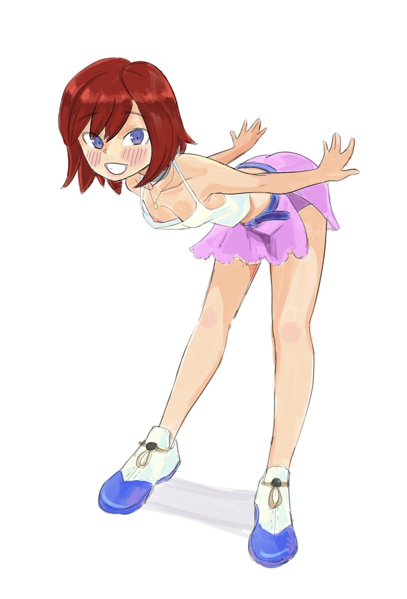 Kairi wearing her KH 1 outfit
