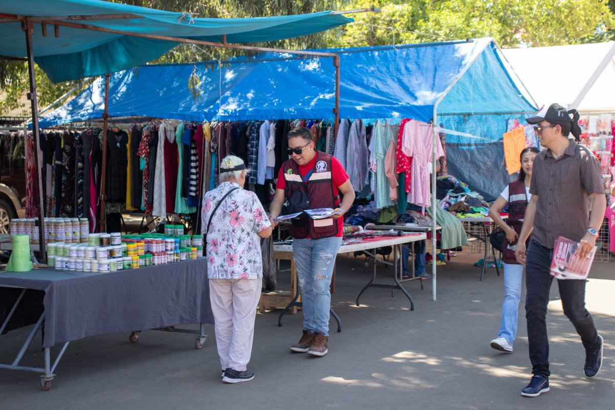 Jóvenes comprometidos con el cambio y el progreso! Hoy salimos a las calles para compartir nuestra visión inspirada por <a href="/Claudiashein/">Claudia Sheinbaum Pardo</a>. Su liderazgo nos motiva a construir un futuro más inclusivo y sostenible. Desde Durango seguiremos trabajando con determinación #JovenEsClaudia