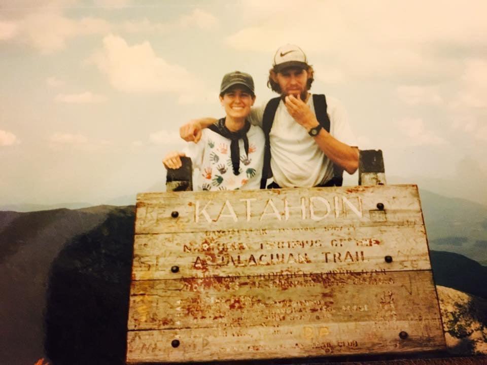just_finish's tweet photo. Twenty seven years ago, on August 6, 1996, I finished my Appalachian Trail Thru-Hike after climbing Katahdin with my Mom, Dad, Brother and Cousin. 

#FirstUltra #2162Miles #JustFinish https://t.co/Zsmj327Ne7