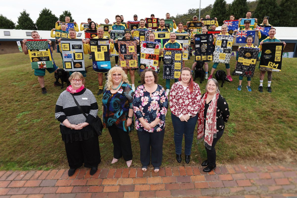 aussieheroquilt's tweet photo. Hugs and Aussie Hero laundry bags for team members at the Invictus Games training camp.
#welovetosew #wesewquilts #ourADF #thankyouforyourservice
AHQ Request List 7 August 2023 - https://t.co/7lrL5lCV7E https://t.co/XN5elUjkEm
