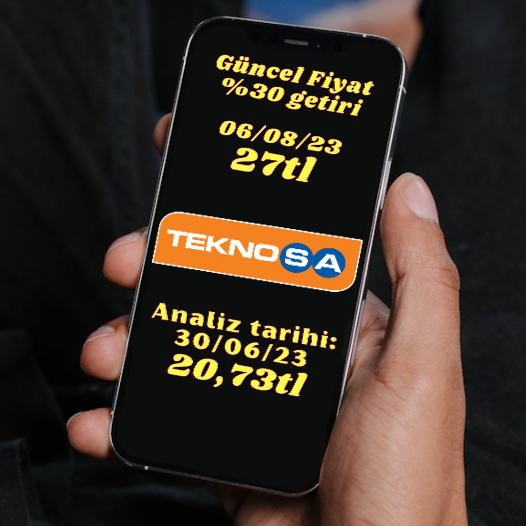30 Haziran Tarihinde analiz ettiğimiz Teknosa için Yaklaşık 40 Günde %30 luk bir getiri sağladı. Analiz Videomuzun detayları için ;#tknsa #akfye #bist100 #borsa #sasa #astor #eregl 
youtube.com/shorts/fpwt7su…