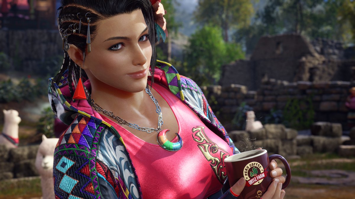 PlayStation's tweet photo. Revealing Azucena Milagros Ortiz Castillo, Tekken 8 Coffee Queen ☕

Learn about her MMA fighting style and Raven’s return: https://t.co/nJf5WS3AcW https://t.co/e0YBHDJq1V