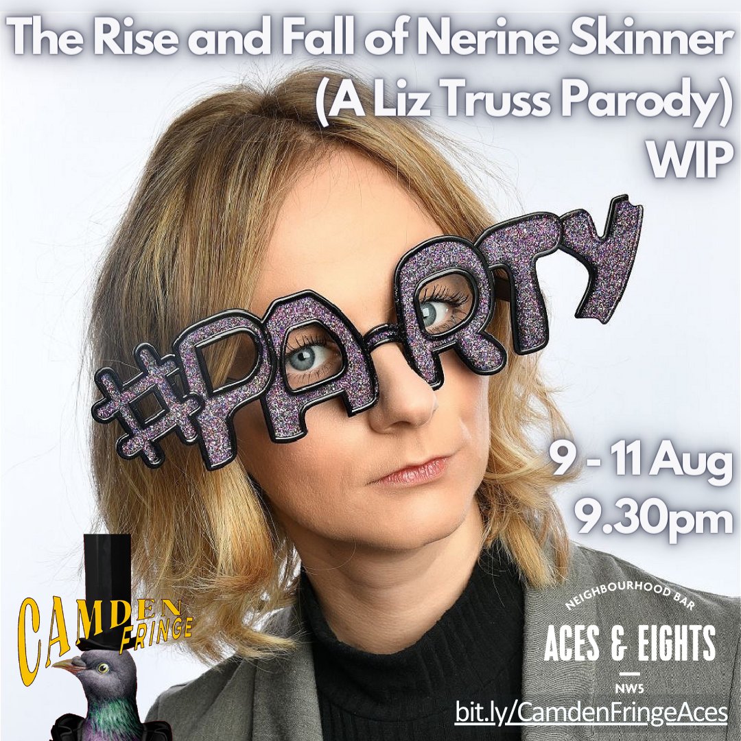Aces_Bar's tweet photo. Welcome to the world of BGT Semi-Finalist Nerine Skinner and Liv Struss (A Liz Truss Parody). A work in progress show following Nerine's viral sketches of the former Prime Minister #comedy #impressions #parody #sketchcomedy #liztruss #livstruss #wednesday #thursday #FridayVibes https://t.co/NeXt33nsI5