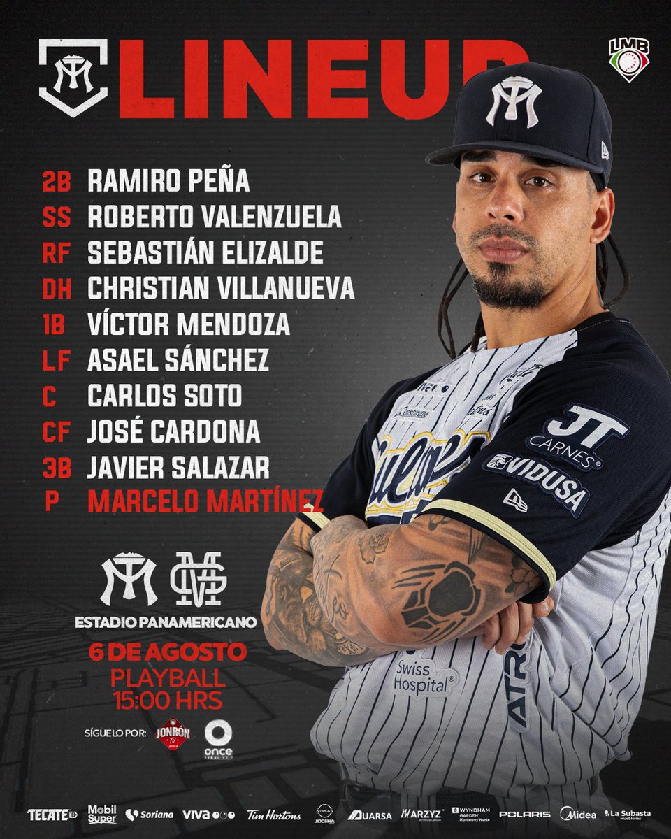 ¡Último Line Up de Temporada regular!

¡Por el triunfo!!
