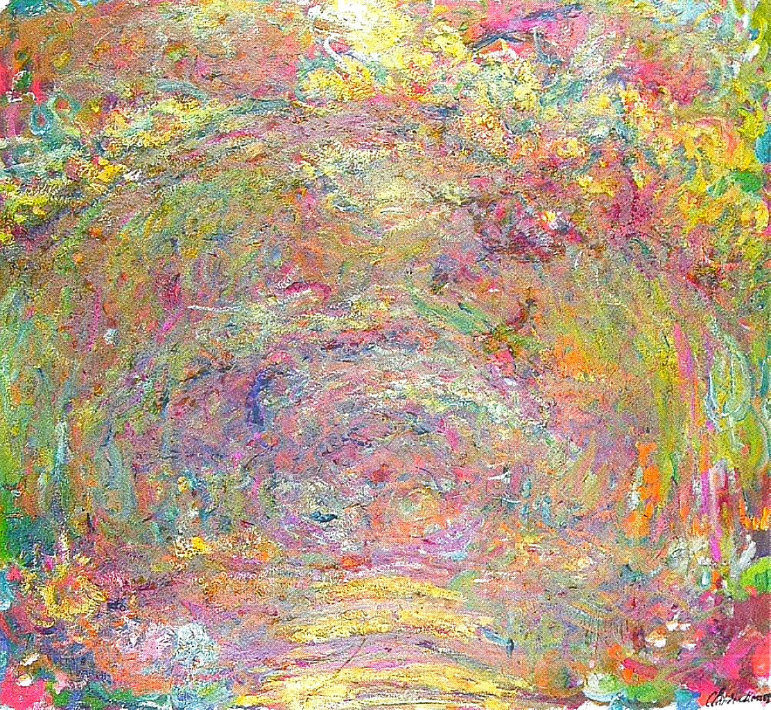 artistmonet's tweet photo. Path under the Rose Trellises, 1924 https://t.co/I2m40zFNH5 https://t.co/WqknqzIPPD