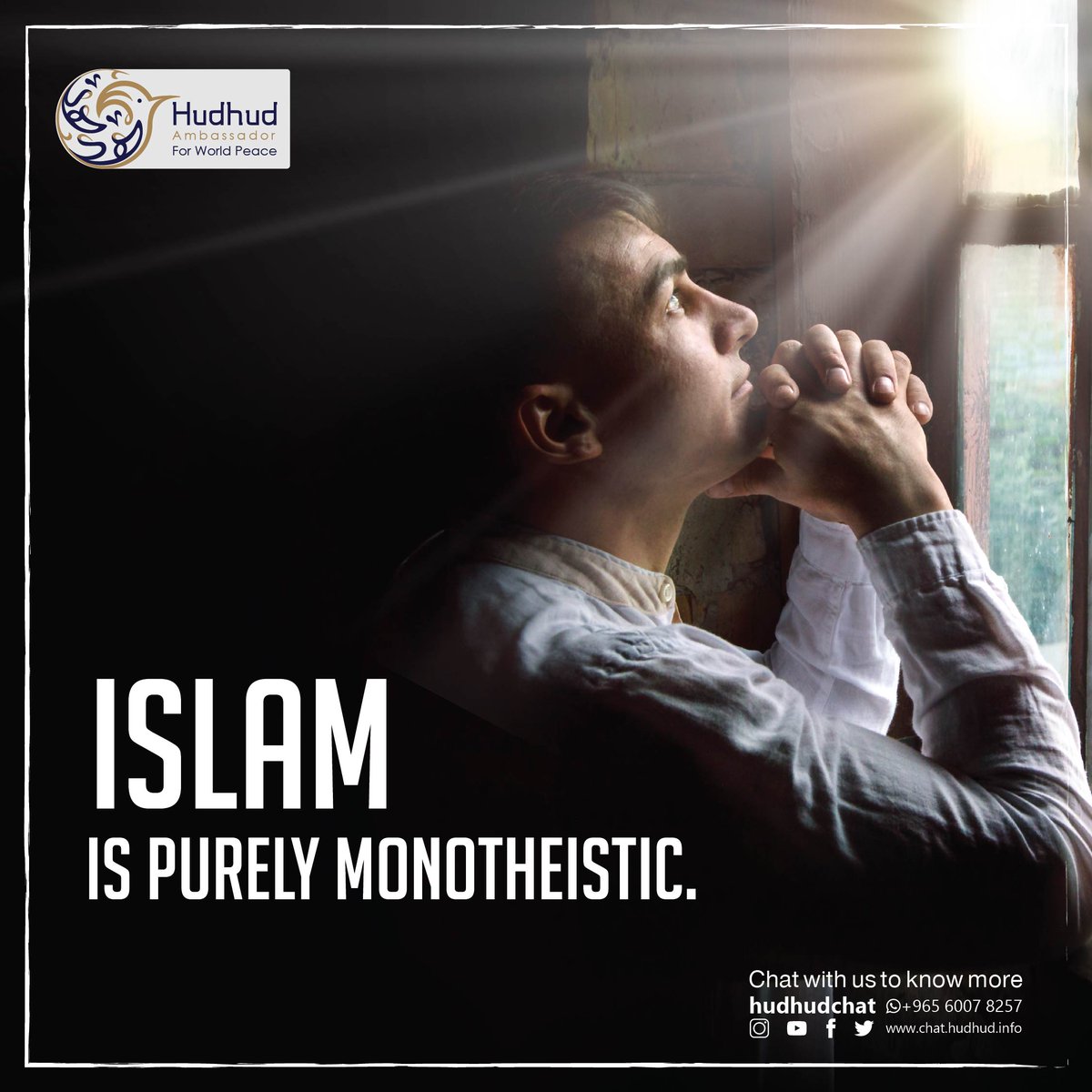 HudhudChat's tweet photo. Islam is purely monotheistic.
 
    "He is the Ever-Living; 
    there is no deity except Him, 
    so call upon Him, 
    [being] sincere to Him in religion. 
    [All] praise is [due] to Allāh, Lord of the worlds."
    (40:65)

    Do not call except upon your Allahh https://t.co/V471O7f5Hg