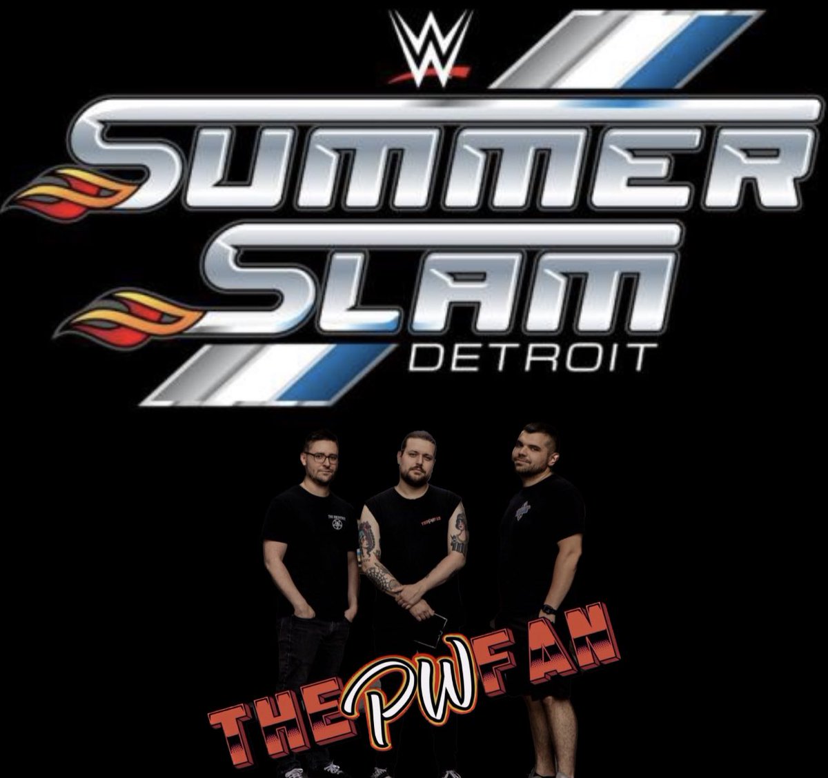ThePWFan's tweet photo. Join us Tuesday to listen to our review of SummerSlam 2023! https://t.co/qAqZtupIFN