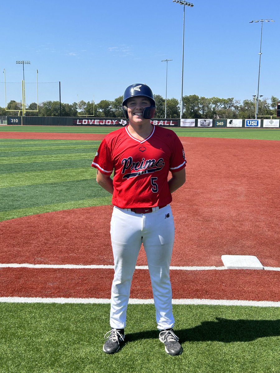✭Five Tool Texas✭ (@fivetooltexas) on Twitter photo F: <a href="/USA_PrimeBB/">USA Prime Baseball</a> Cole 2023 8, NTX Dodgers 7
PoG: <a href="/EthanBerube7/">Ethan Berube</a> 3-3, 2 2B, HR, 3 RBI, 3R F: <a href="/USA_PrimeBB/">USA Prime Baseball</a> Cole 2023 8, NTX Dodgers 7
PoG: <a href="/EthanBerube7/">Ethan Berube</a> 3-3, 2 2B, HR, 3 RBI, 3R