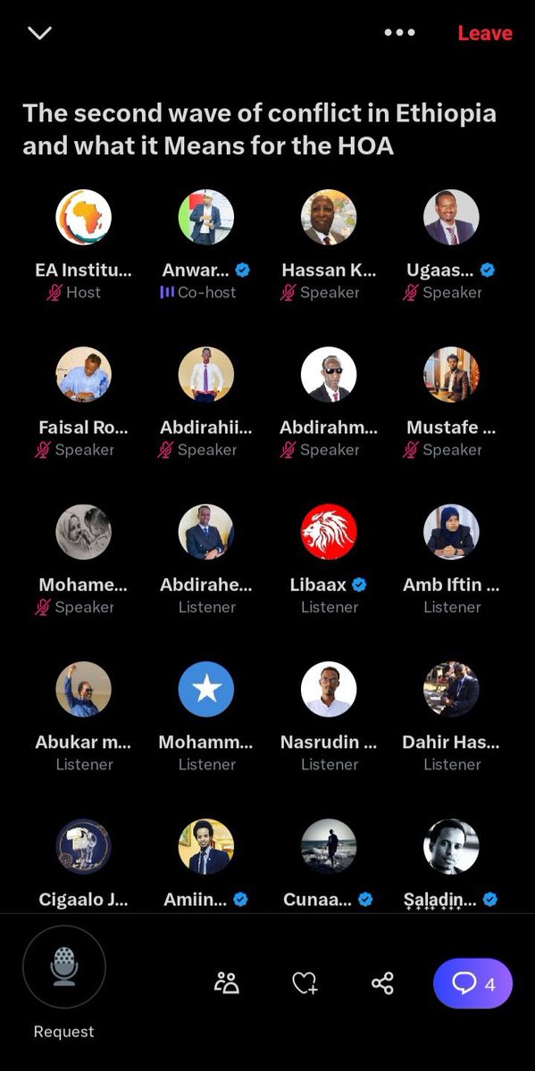 Anwaryare1000's tweet photo. I was honored to co-host and moderate this timely significant deliberation on the war in #Ethiopia, especially #Amhara region, and its impacts on the #HOA region. The PM of #Abiy has declared a “state of emergency” in that region after clashes and confrontation between the #ENDF and Amhara militias/#fano was witnessed. 

Two prominent and towering figures @faisalroble19 and @HassanKeynan2 were the Keynote Speakers. 

We discussed om how the already fragile region will be a primary victim for this conflict. 

Also we deliberated on how #Somalia’s phase two war against #AS will affect if #Addis engages in internal conflicts while it’s one of the troops- contributors to Somalia. There are 4000+ in Somalia under #ATMIS. In addition to, does the new conflict is a prequel and sequel to #Tigray war.