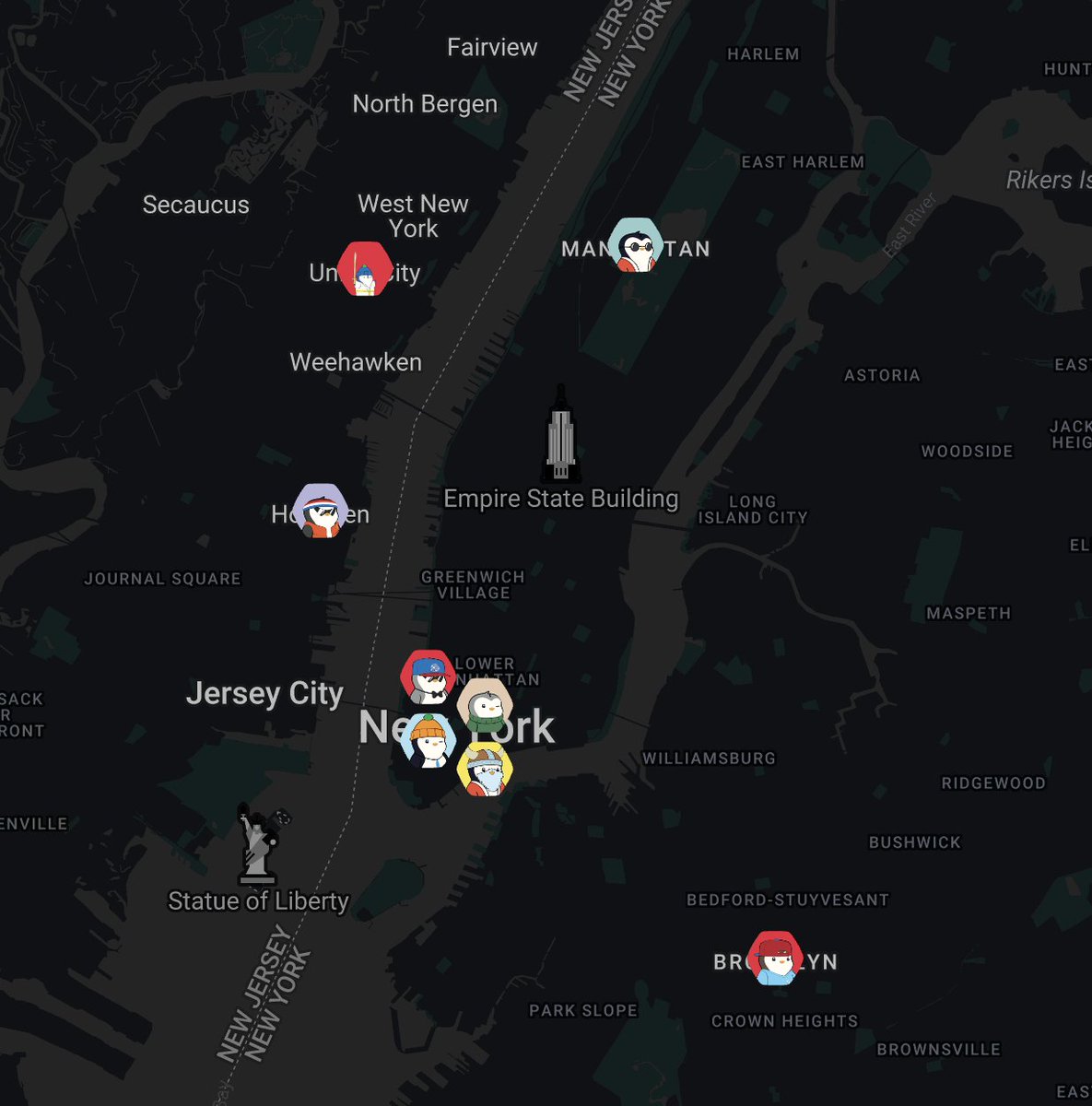 Officially on the map with my NYC pengus, bullish 

Add yours: community.pudgypenguins.com/pudgy-penguins…

@MiletimeCinema @MrEdwardNYC @sauceror__ @JoeyCoinz @ckttam @yincity @Capt_Chubby