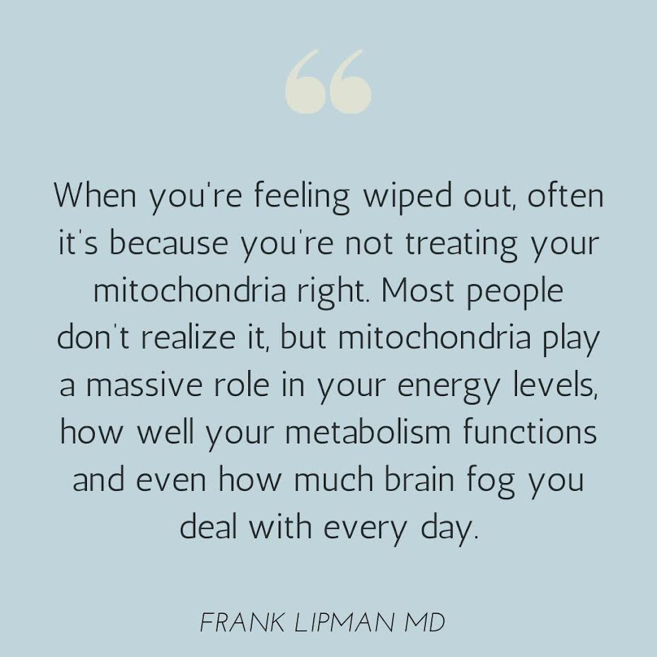 Treat your Mitochondria right