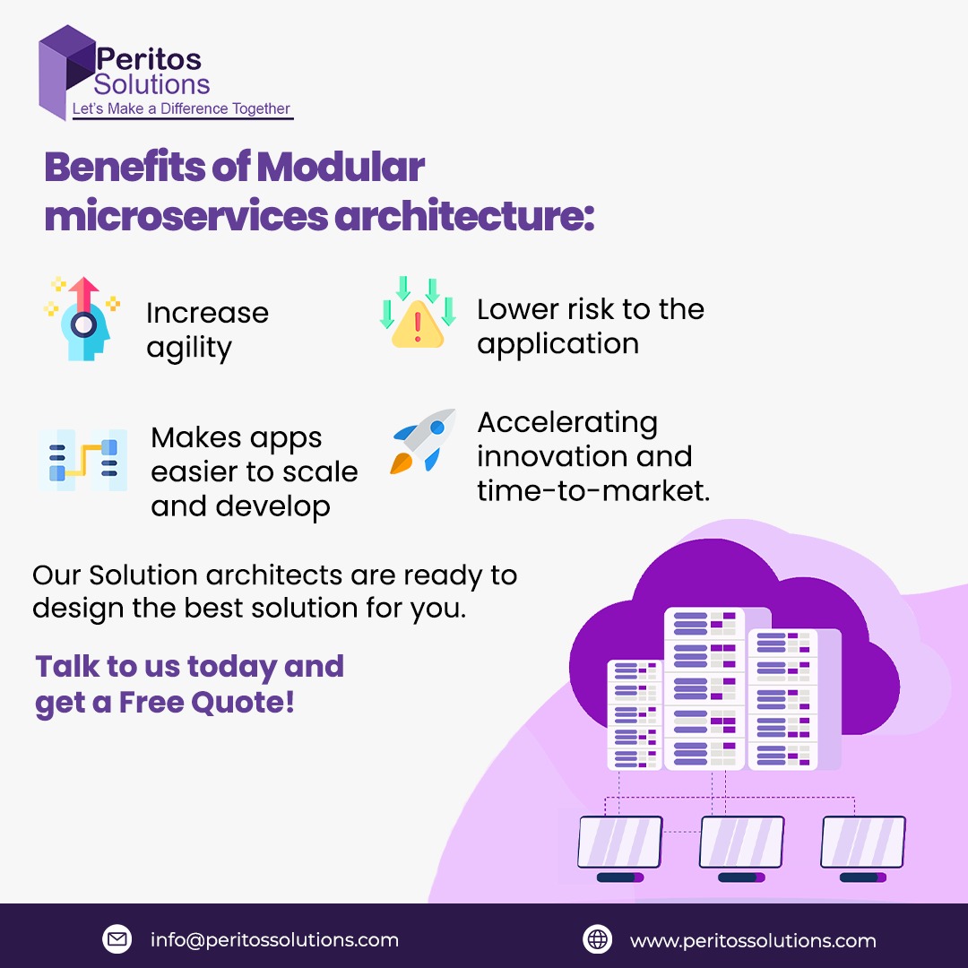 Peritos_sol's tweet image. Modular microservices architecture can increase agility as changes to any individual component can be made quickly and with a lower risk to the application. 
💡Talk to us!
#aws #awsexpert #cloudcomputing #awsoptimization #cloudsolutions #microservices