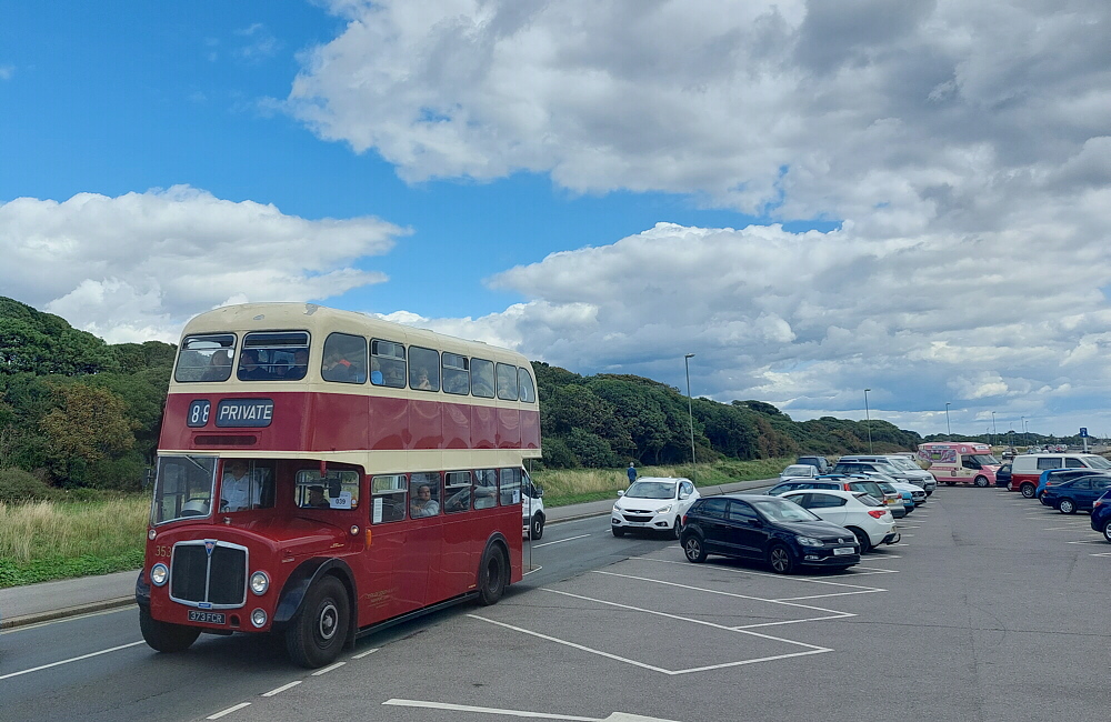 BobMockford's tweet photo. Stokes Bay Bus Rally, Sunday 6 August 2023. Photos, set 3 of 4. #stokesbay #busrally https://t.co/X54rLMKjM3