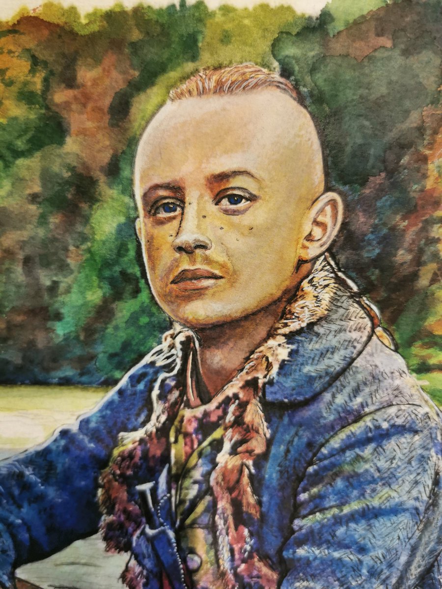 And delivered safely 😁
#JohnBell #YoungIan #portrait #watercolor #ArtbyNuriaM <a href="/outlander_starz/">Outlander Universe</a> @lionsgateplusuk 
<a href="/CatsAndKiltsToo/">Cat of Cats and Kilts Too</a>