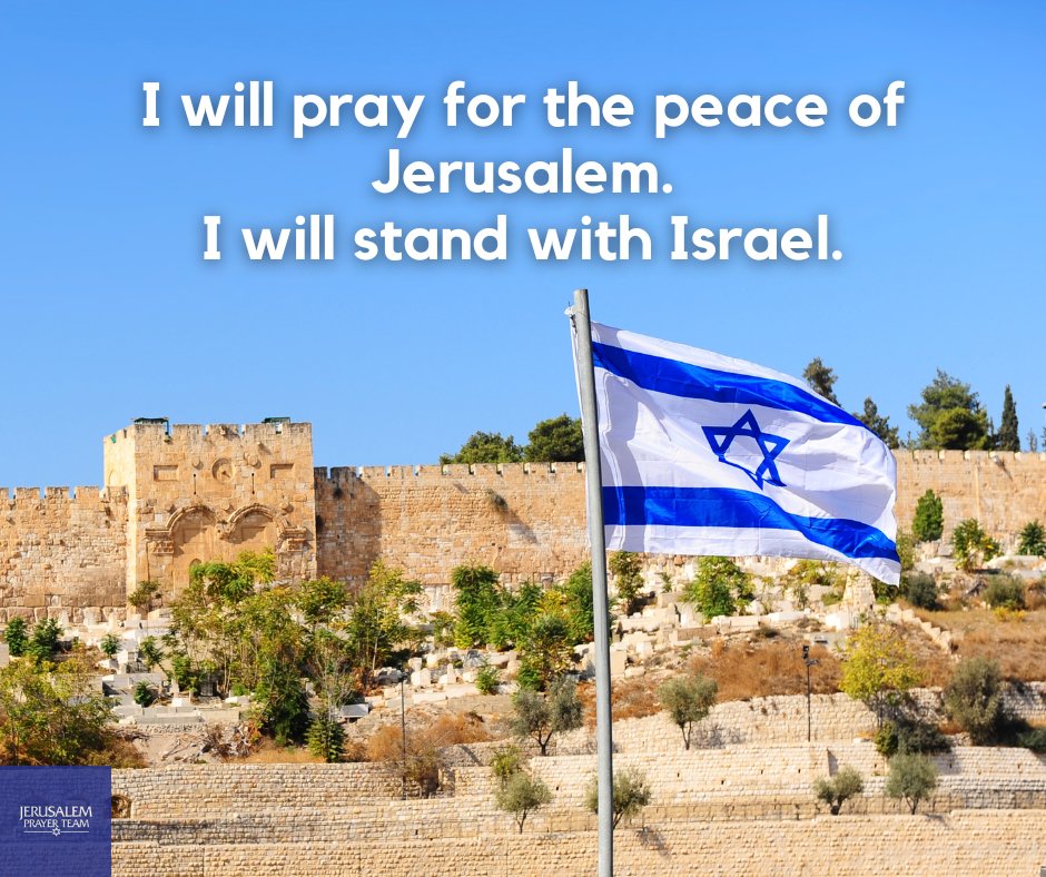 jerusalemprayer's tweet photo. I will pray for the peace of Jerusalem.
I will stand with Israel.
"Pray for the peace of Jerusalem: 'May they prosper who love you...'"
—Psalm 122:6
Amen!
#IWillBlessIsrael
#IsraelForeverStrong
#PrayingForPeace
#Jerusalem https://t.co/Vdh1962qih