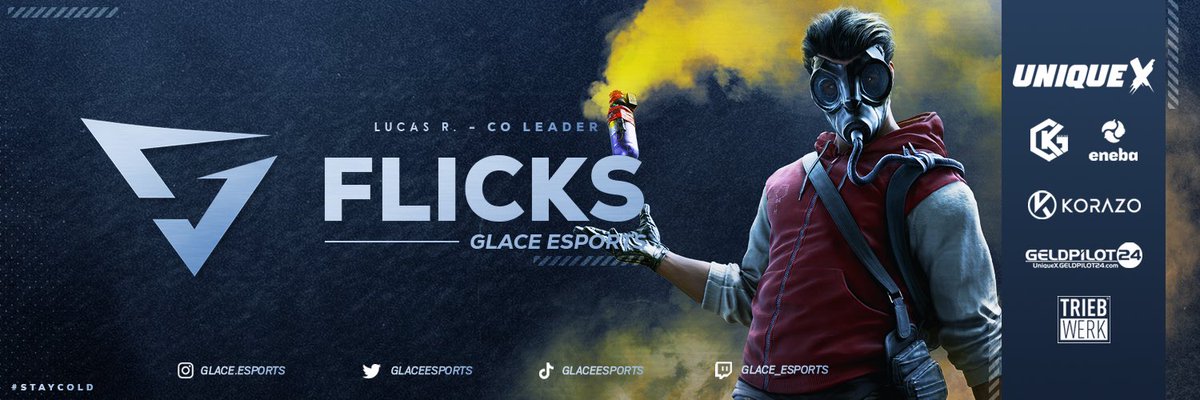 GlaceeSports's tweet image. FlicksGLACE / Lucas R. ein Co-Leader von GLACE-ESPORTS
#STAYCOLD #PSTEAM