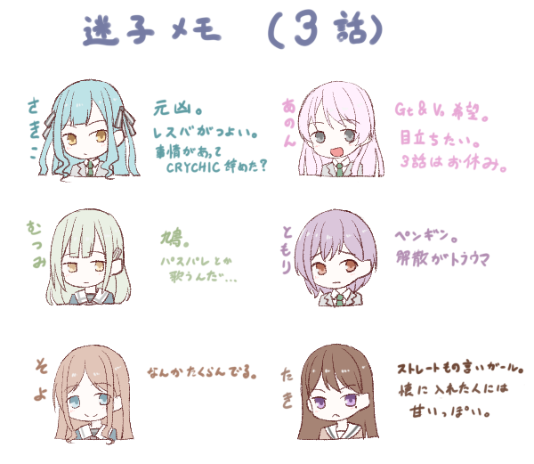 迷子3話メモ 