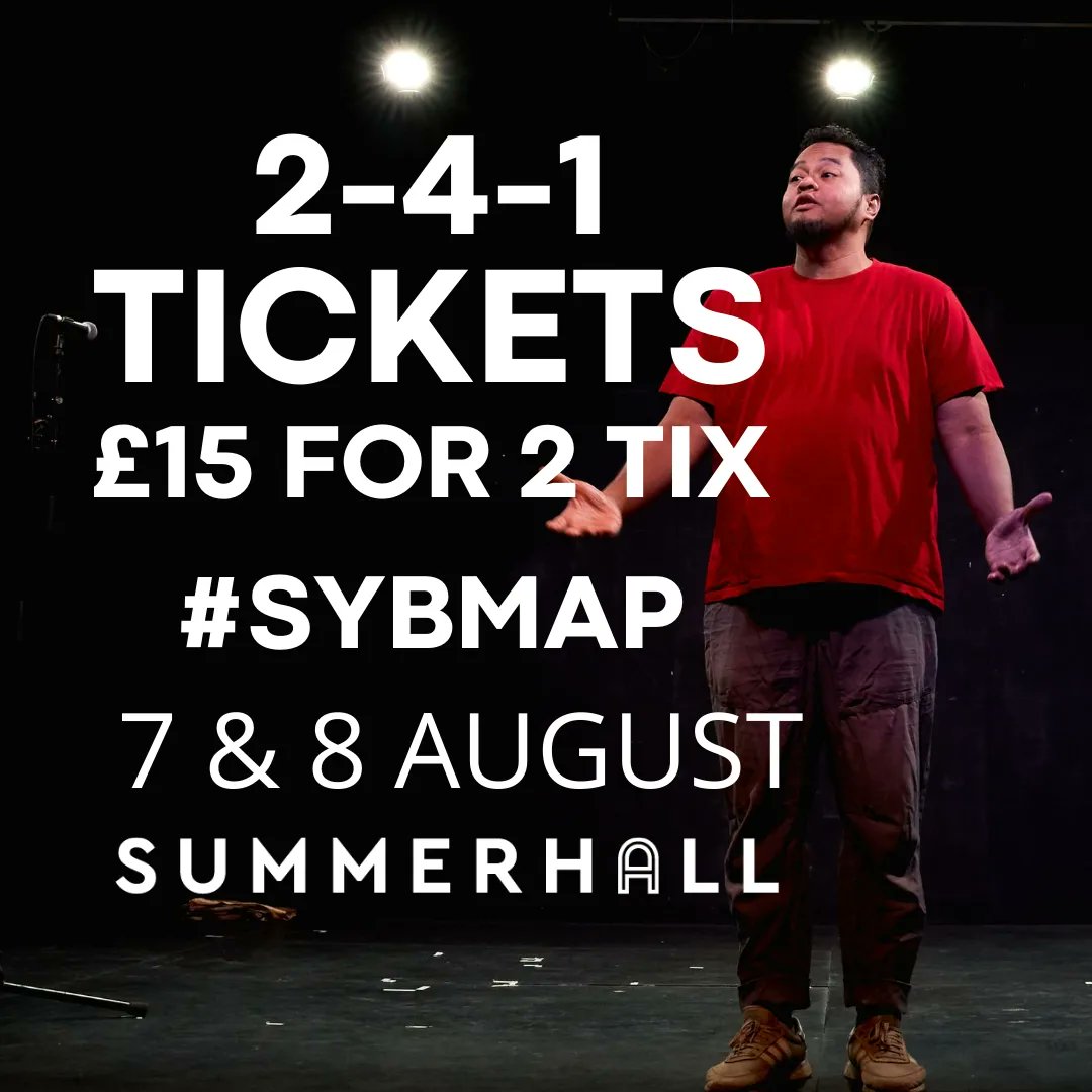 📢#edfringe ticket promo 2-4-1📢
Bring  a partner, a friend or a family member to catch Siapa Yang Bawa Melayu  Aku Pergi? (Who Took My Malay Away?) 

Monday 7th Aug or Tuesday 8th Aug, 4.20pm @ <a href="/Summerhallery/">Summerhall</a> 
 *2 tickets for £15!*
 shorturl.at/iWZ46
#FillYerBoots
