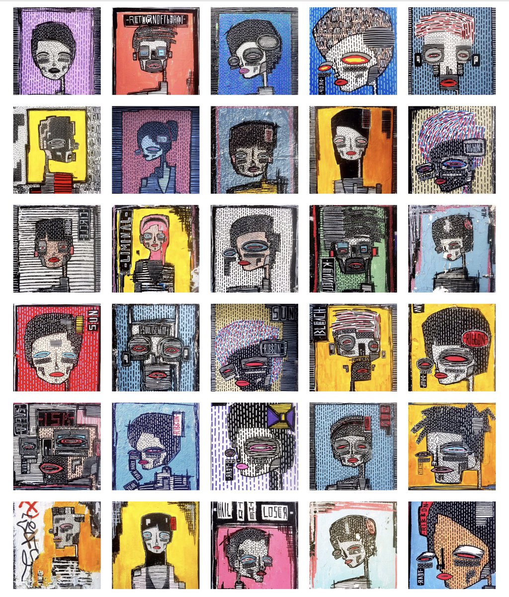 A selection of #ALO portraits from the last few years 

#art #streetart
