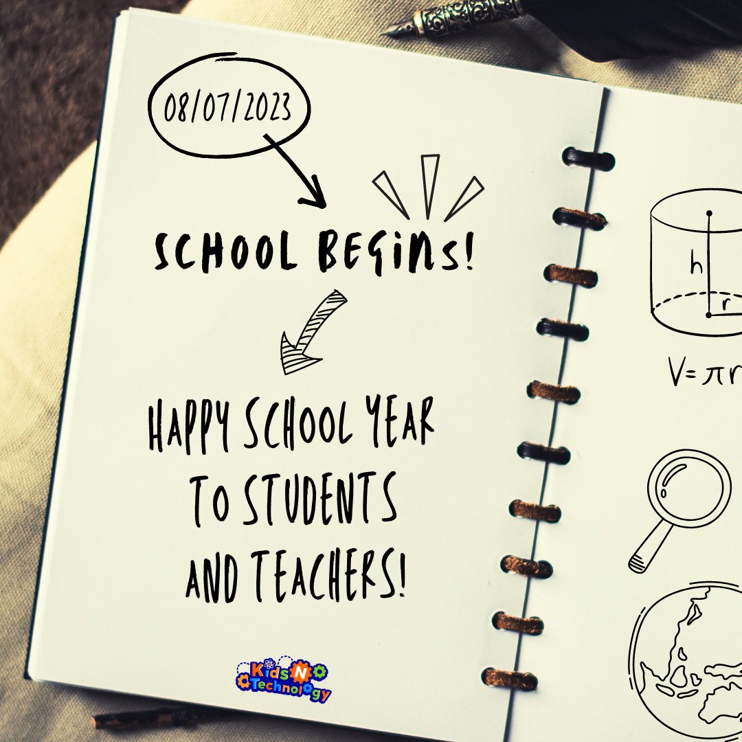 kidsntech's tweet photo. Happy school year!!! #STEM #firstdayofschool #monday #schoolyear #students #teachers https://t.co/qqmnmmKA44