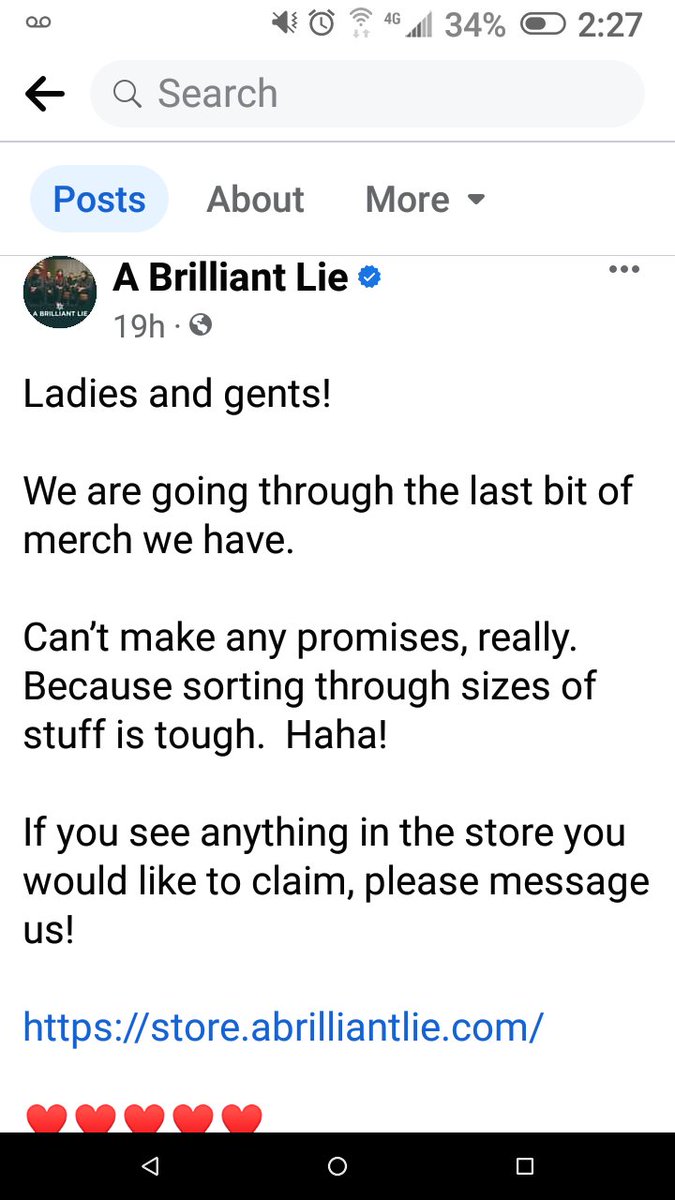 Get that sweet gear from <a href="/ABrilliantLie/">A Brilliant Lie</a> while its still available