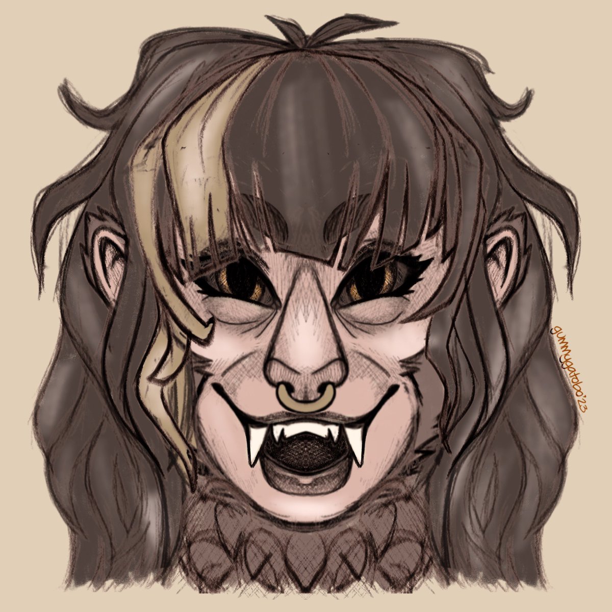 Finished up this sketch c0mm for <a href="/honeythemonkey/">honey ☭</a>!

These are still and perpetually available through my ☕, which is in my bio~