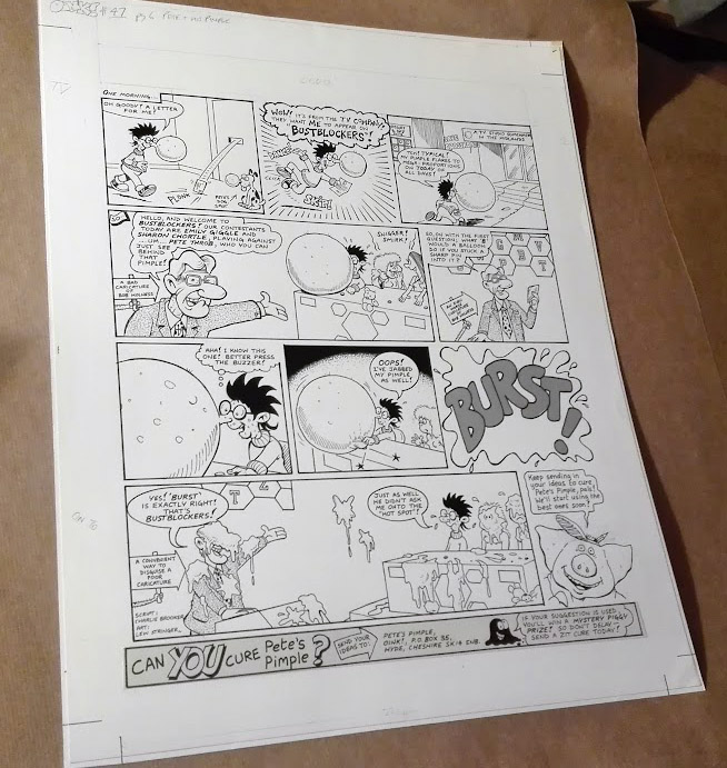 Lew Stringer, Cartoonist (@lewstringer) on Twitter photo Needs must, so I'm selling my original art for a Pete and his Pimple page I drew in 1988, written by TV's <a href="/charltonbrooker/">Charlie Brooker</a> back when he was a frequent contributor to Oink! comic. lewstringercomics.blogspot.com/2023/08/classi… Needs must, so I'm selling my original art for a Pete and his Pimple page I drew in 1988, written by TV's <a href="/charltonbrooker/">Charlie Brooker</a> back when he was a frequent contributor to Oink! comic. lewstringercomics.blogspot.com/2023/08/classi…