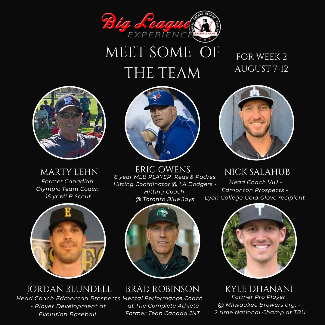 BLEBaseball_'s tweet photo. After an amazing week 1!Meet some of the BLE TEAM for week 2 of camp!
#teamble #blefamily #morethanbaseball #playerdevelopment https://t.co/X9aOx4Rt0J