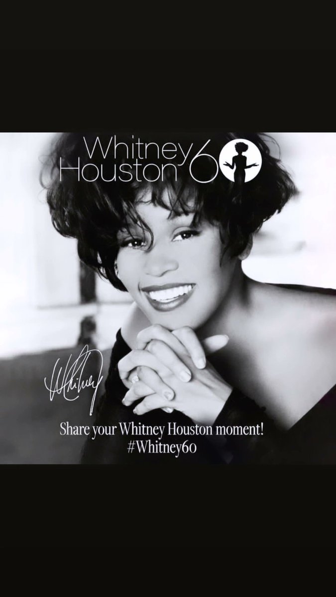 Dia 09/08 ela completaria 60 anos.

Sempre será lembrada...
Deixou um legado inesquecível.

#Whitney60 
#Whitneyhouston 
#whitneywouldveturn60