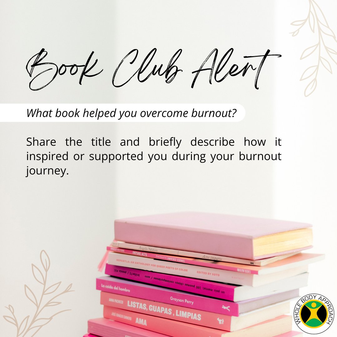 WBA2k10's tweet image. 📚🌟 Calling all book lovers! It&apos;s time for a Burnout Book Club discussion. 📖💫
#BurnoutBookClub #ReadingForResilience #ConquerBurnout