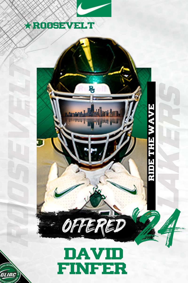 Happy to have received my first Division 2 offer from Roosevelt! Thank you <a href="/CoachNolen/">Collin Nolen</a> <a href="/RULAKERFB/">Roosevelt University Football</a>