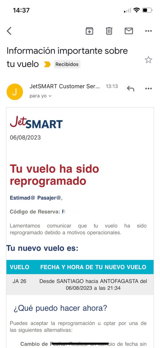 Javierafht's tweet photo. ES UNA PUTA BROMA @VuelaJetSMART dejando de lado que también el vuelo de venida me lo cambiaron 2 veces?!??? Quién me paga el taxi a las 2 am, metanse su aerolínea por dónde les quepa, cómo puede existir un tan mal servicio @SERNAC https://t.co/OfNLNcgo9H