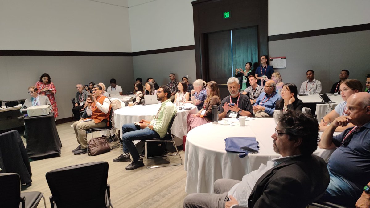 MonikaZebrowska's tweet photo. Full room &amp; great discussions at our #AOM2023 All Academy Theme Symposium on Craft, Inequality, and the Future of Work sponsored by @AOM_SIM!  Thank you so much to everyone who came, my co-organizer Charmi, and our amazing panelists: Candace @HowardAldrich Joshua &amp; @SAlkhaledS https://t.co/nbG5A5G9mm