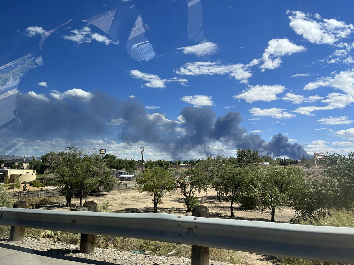 The fire in Albuquerque, NM is HUGE