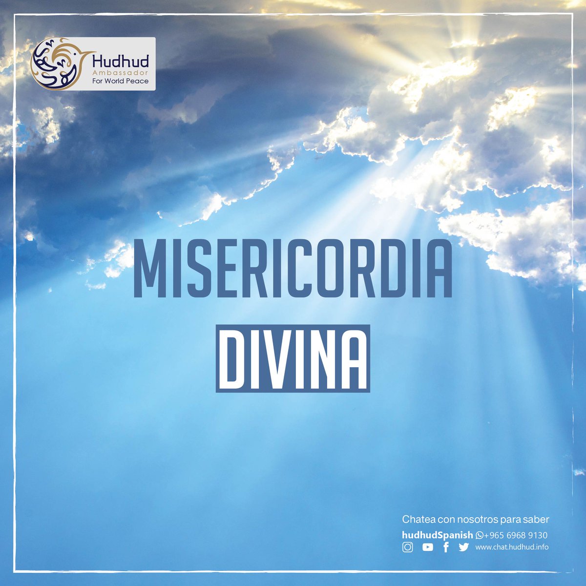 HudhudEnEspanol's tweet photo. *misericordia* *divina*
 
    el Mensajero de Allah ﷺ dijo:
    “Dios creó la misericordia en 100 partes. Conservó 99 con Él y envió una   parte a la Tierra.
    Por virtud de este centésimo todas las criaturas muestran compasión las   unas con las otras. https://t.co/qwK4UnWUar