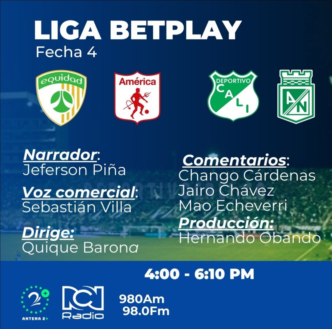 Haciendo lo que más nos gusta, por Rcn Radio y Antena 2.