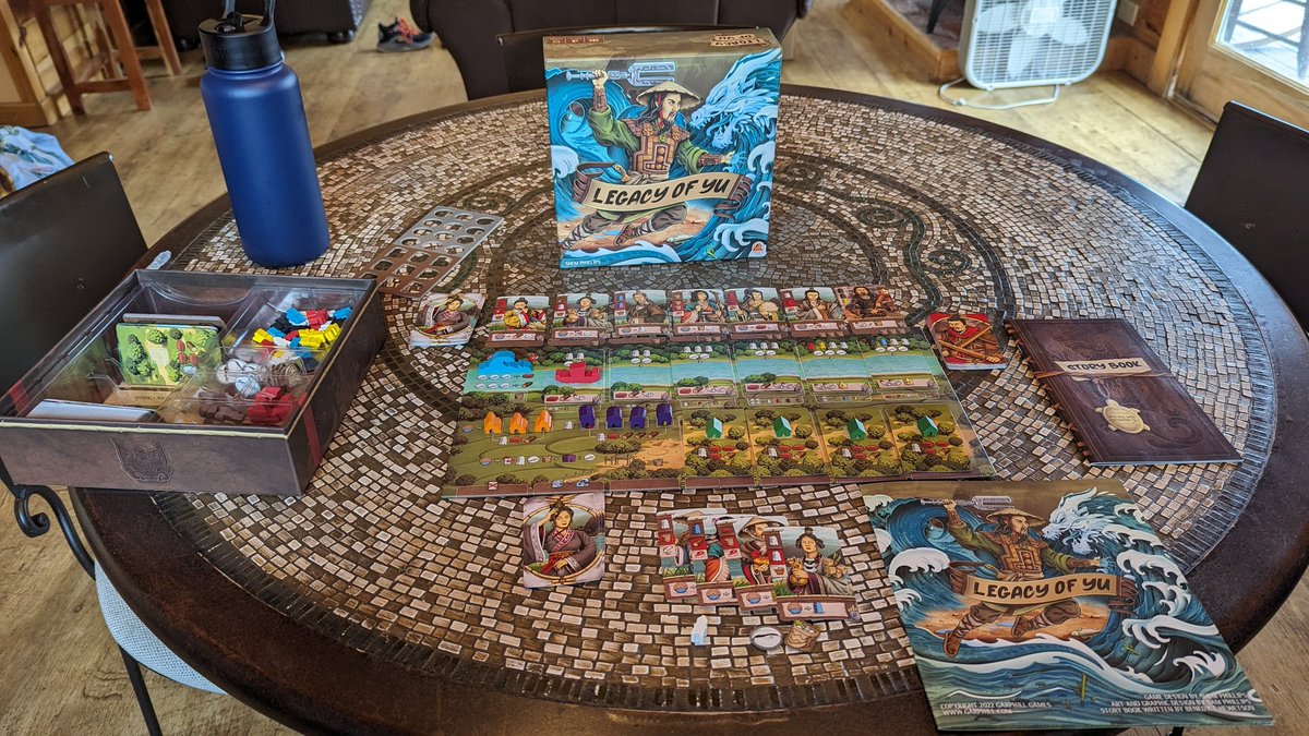 On vacation, first on the agenda? Snacks and foosball.

Next? Legacy of Yu