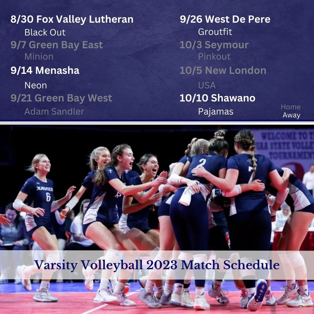 The reigning 🏆🏆state champs🏆🏆 are back in action soon! Let’s continue the great support with a huge first crosstown match. All games are at 7:00