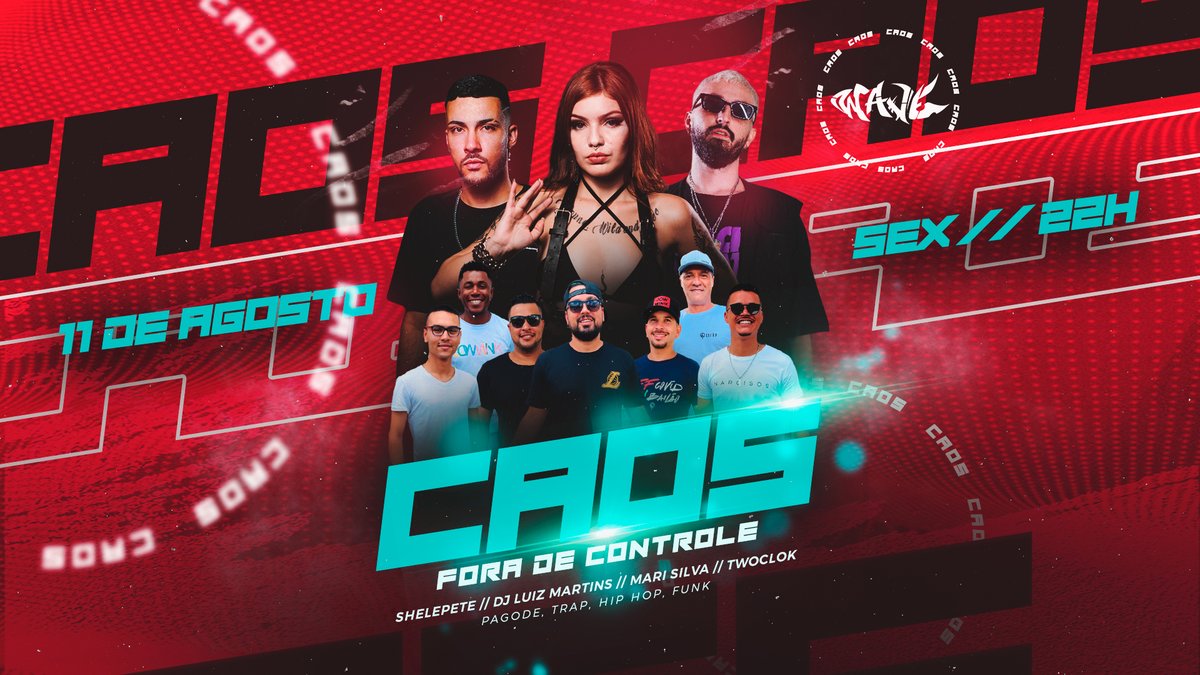 caosprods's tweet photo. Prepara o rolê, meu consagrado! Mt Pagodinho, trap e o funk de lei! Body shot, cavan em panico, distruição de pizza,shots e bebidas são só o começo que te esperam nessa noite épica. Além, é claro do ingresso mais barato!!! sÓ VEM 🔥💥 @cavan77_ 
https://t.co/kooEMOwMip https://t.co/c2uppIcWv0