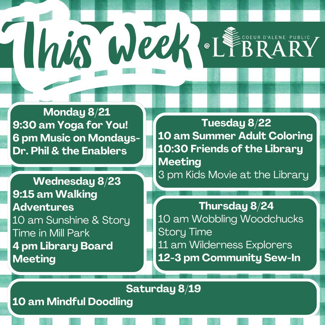 CDA Public Library tweet media