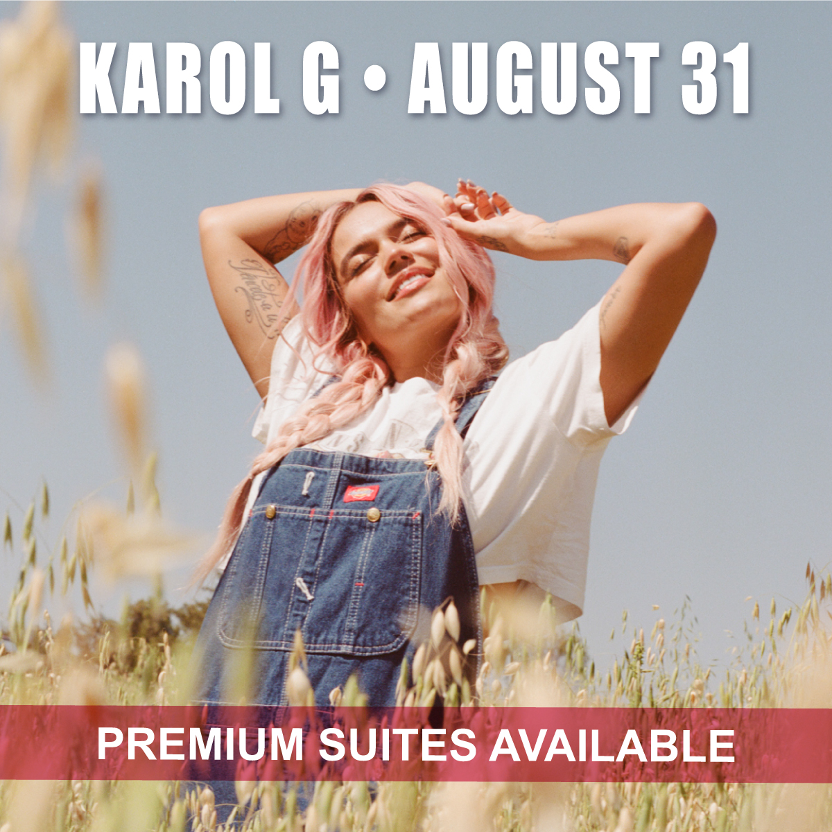 Premium Suite Rentals are available for Karol G’s Mañana Será Bonito Tour at the Alamodome on Aug. 31 at 7:00 PM. The space is perfect for your family party or workgroup get-together!
 
ℹ️ premium.alamodome.com