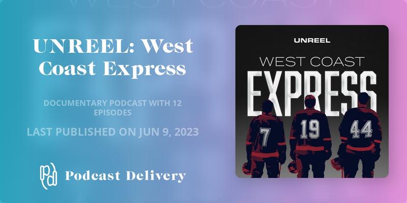 Dive into @UNREELSPORTS_'s West Coast Express & hear the resurgence of the @Canucks through the eyes of Naslund, Bertuzzi, @7bmo & more! @ScottRintoul retells the unforgettable triumphs & defeats & charts the team's journey from chaos to the cusp of greatness. #podcastdelivery