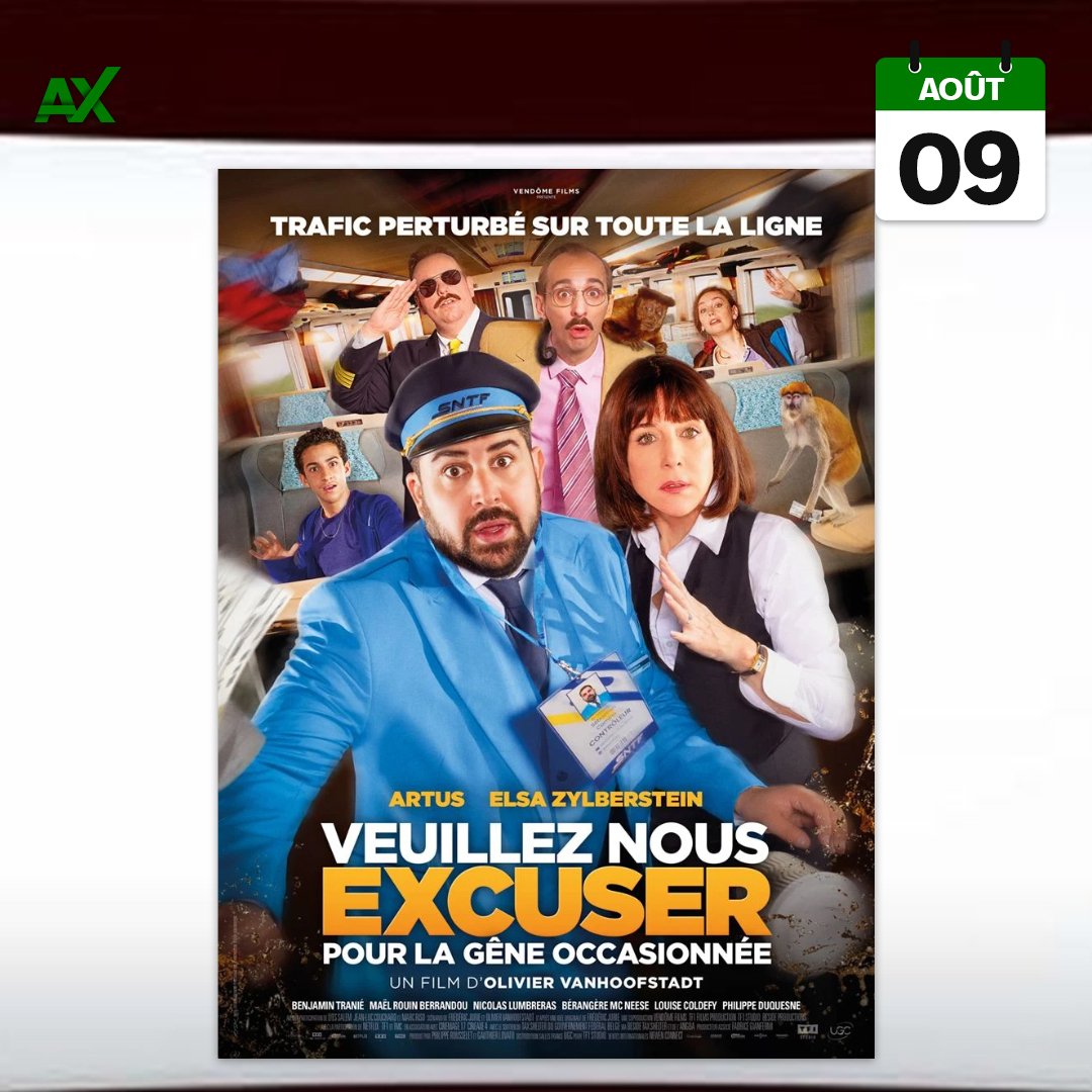 alxserix's tweet photo. 🎞️ Sorties cinéma du 9 août 2023
• #GranTurismo
• #NinjaTurtlesTeenageYears
• #VeuillezNousExcuserPourLaGêneOccasionnée
• #UnCoupDeMaître
• #LaVoieRoyale
• #ZonesDeTurbulence
• #LesPromesses
• #LesAvantagesDeVoyagerEnTrain
• #Animalia
• #24HeuresÀNewYork
#Film #Cinema https://t.co/alYKa1zWJl