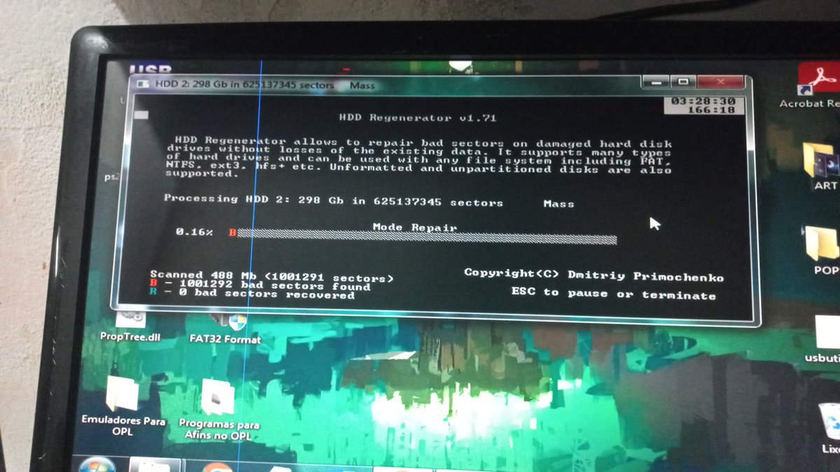 DaniloExtr3me's tweet image. Foi mal gente por não fazer live hoje.
O motivo foi que meu HD onde boto jogos pro meu Play 2 Corrompeu e fiquei o dia todo tentando descorromper, e ainda nem tá em 1% de arquivos descorrompidos. Então isso pode levar um tempo
(Horas e até DIAS)