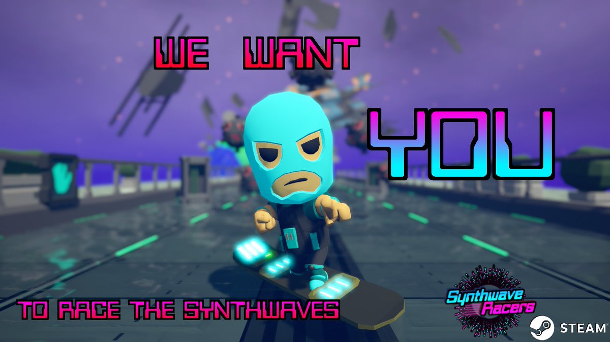 BytebackStudioz's tweet photo. I FINALLY FINISHED MY GAME!
Synthwave Racers launches on Steam in just 4 DAYS!
Wishlist now-> https://t.co/d3NXwjJ7Y2
#gamedev #finally #indiedev #indiegames #unity3d #madewithunity #SynthwaveRacers #outrun #outrungames #retrowave #synthwave https://t.co/8NvyKksrdi